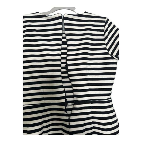 Old Navy bodycon sheath short Striped Dress blue & white women's Size Small peti - Picture 9 of 9
